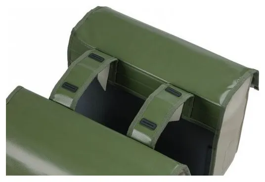 Basil Urban Load Sacoche Double 48-53L Moss Green/Sand