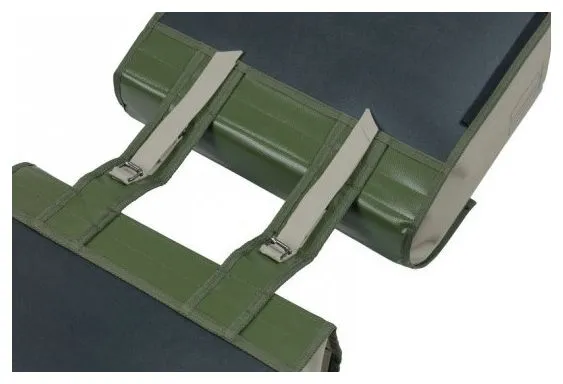 Basil Urban Load Sacoche Double 48-53L Moss Green/Sand